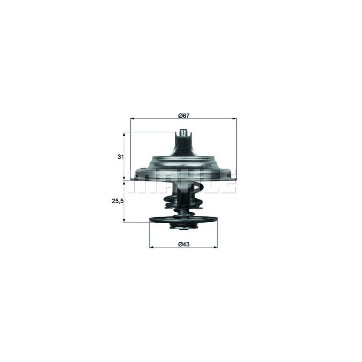 THERMOSTAT 71c STD MAN